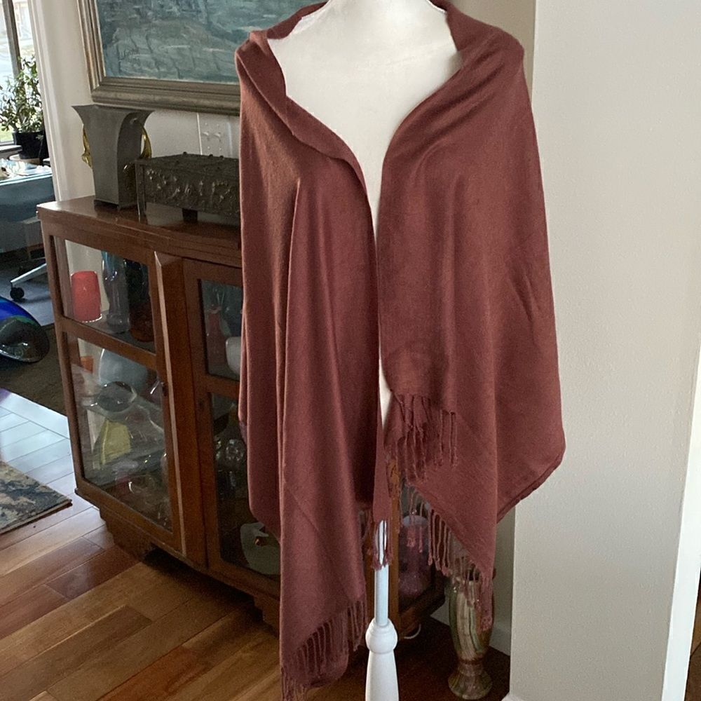 Pashmina Rust Scarf